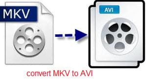 convert MKV video to AVI