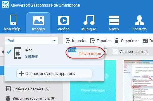 déconnexion