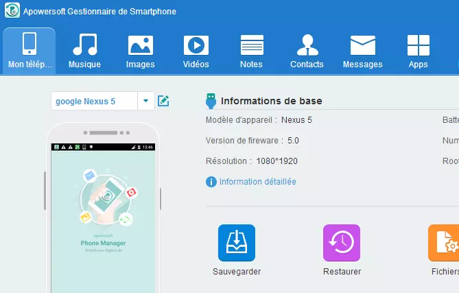 Apowersoft Gestionnaire de Smartphone 2.0