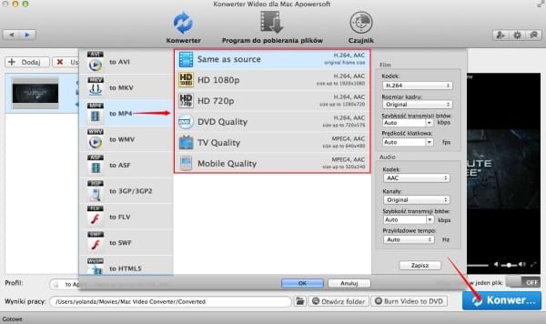 Wideo Downloader dla Mac