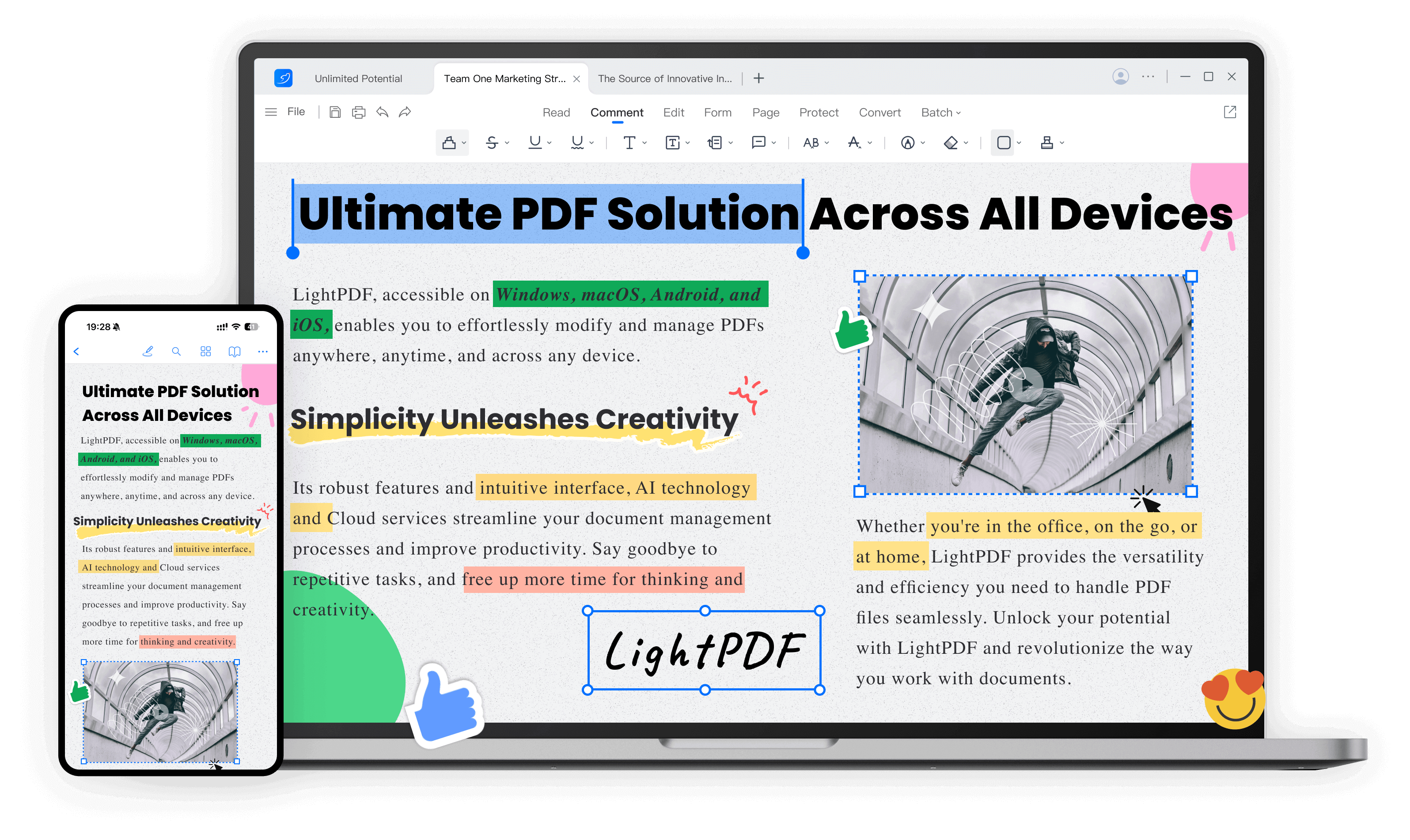 LightPDF Online-Editor