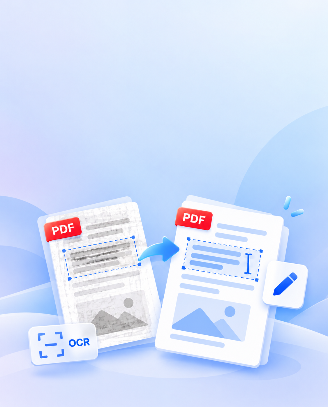 Scanned PDF Text Editor
