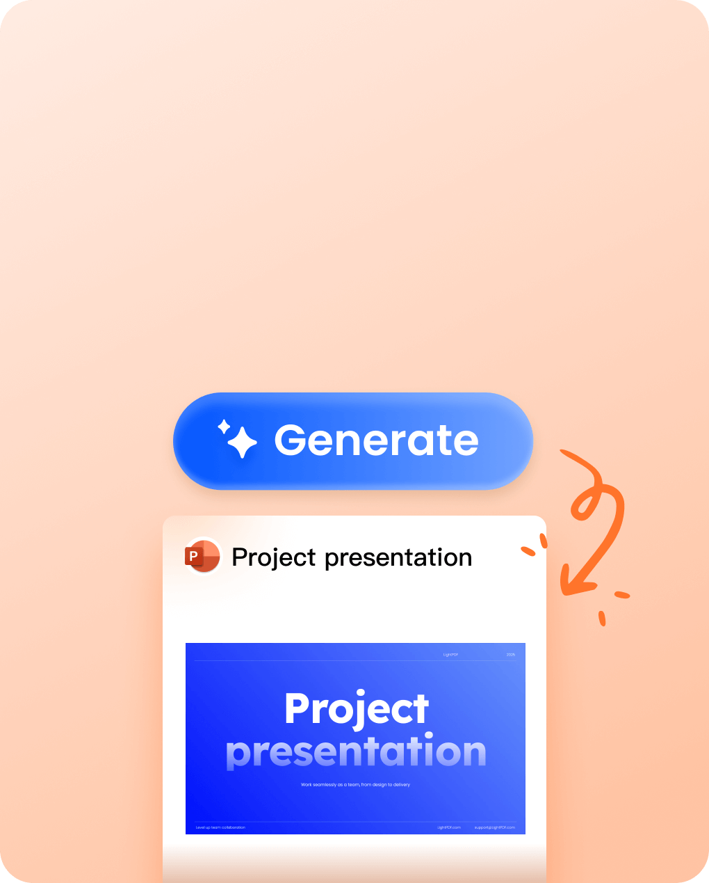 Creatore di presentazioni IA