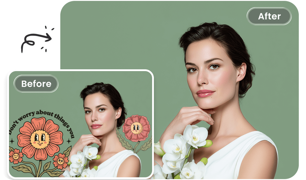 Stick Remover for Portraits