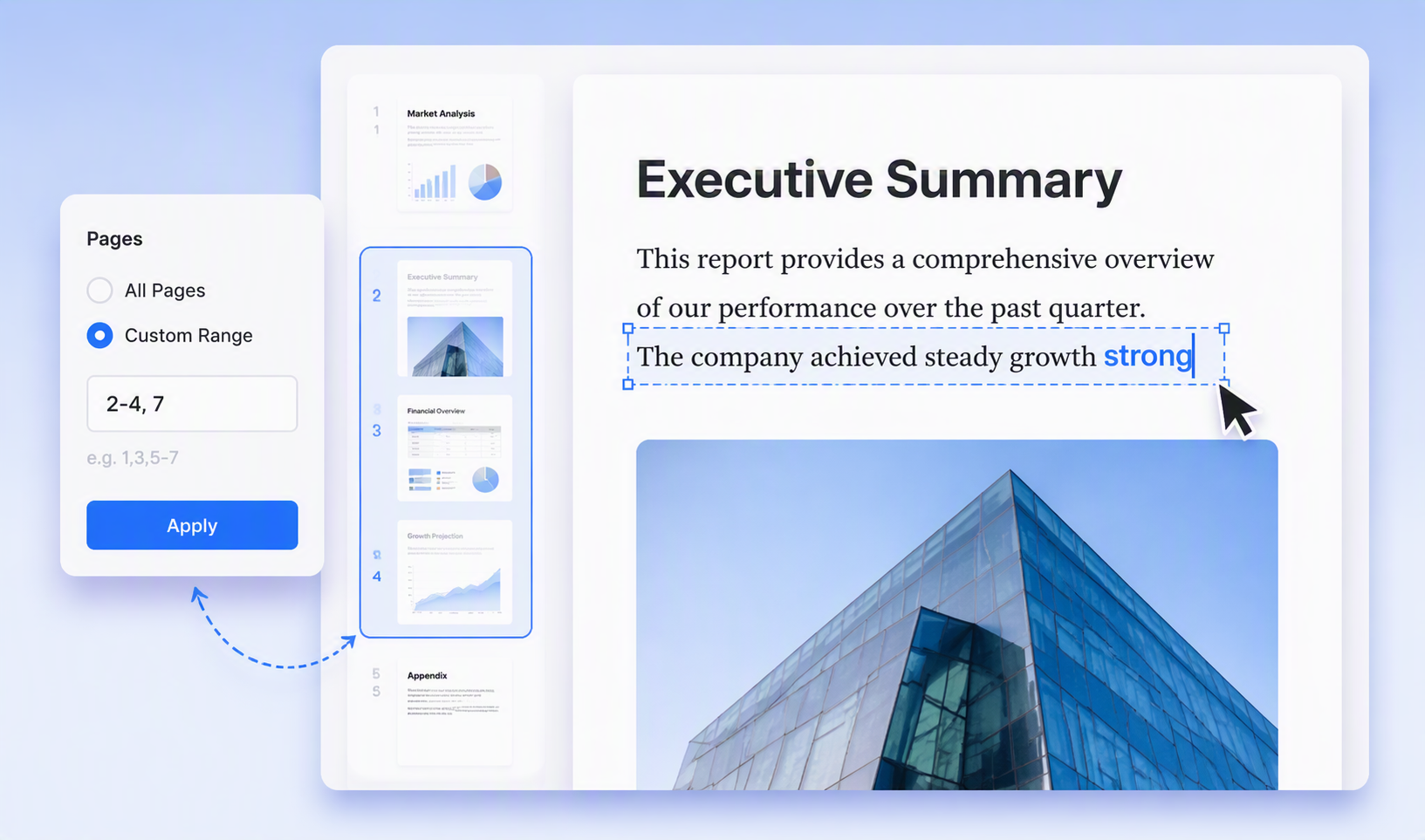 Edit Selected Pages