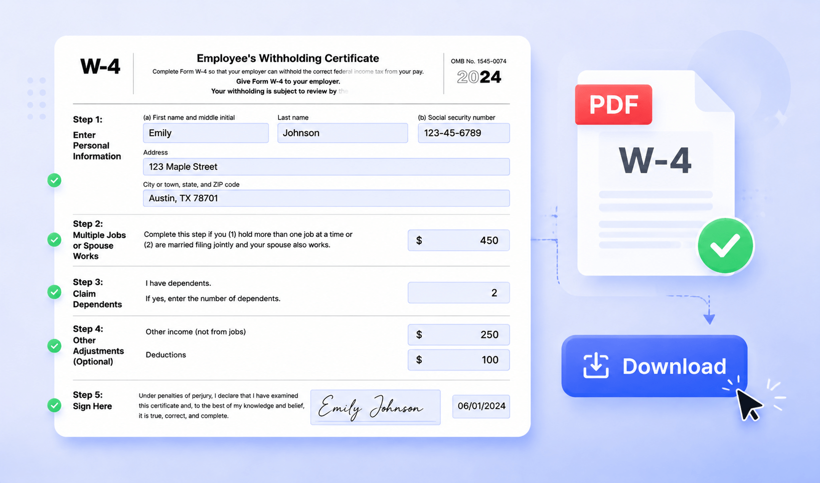 Download Your W-4
