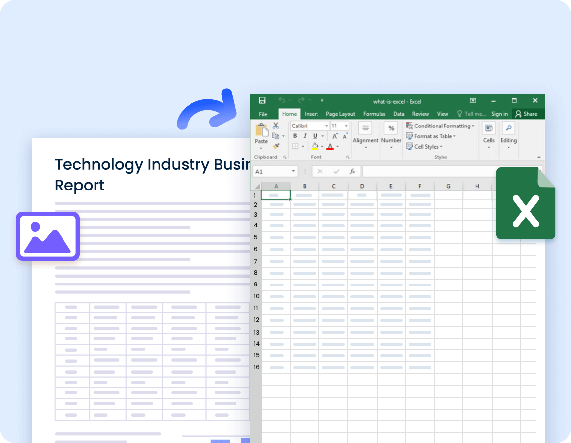 Effektiv Billede til Excel-konvertering