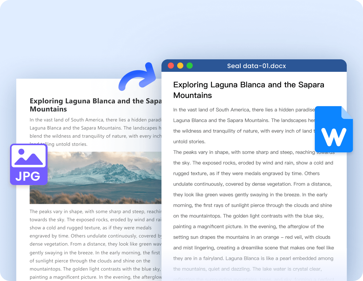 Poimi tekstiä kuvista helposti