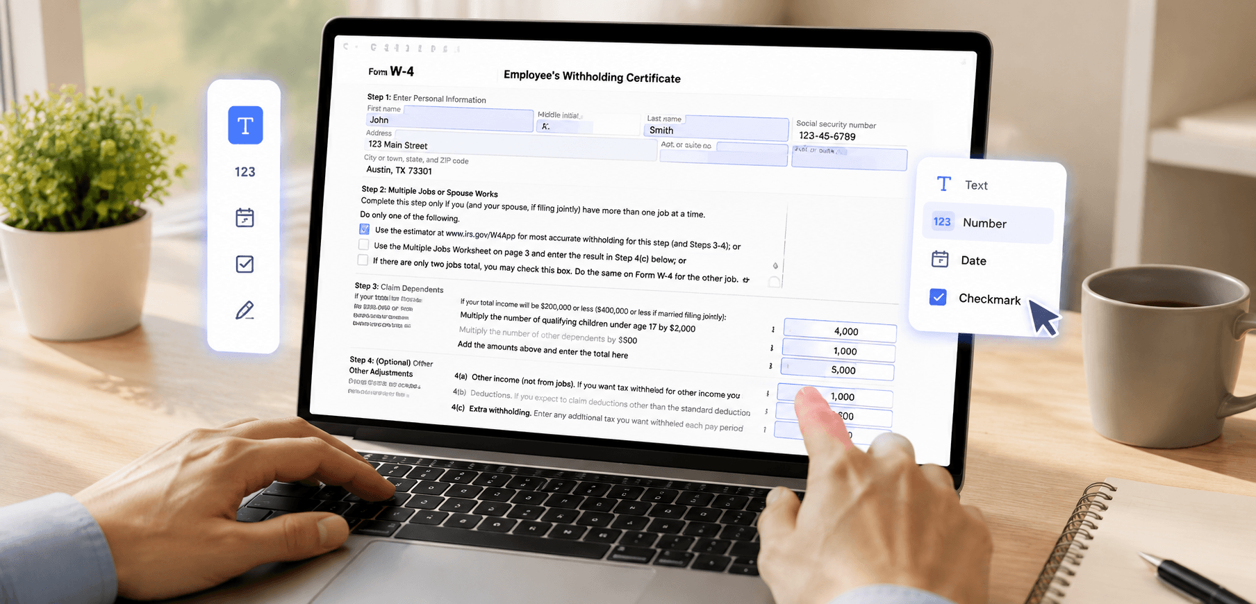 Easy Online Form Filling