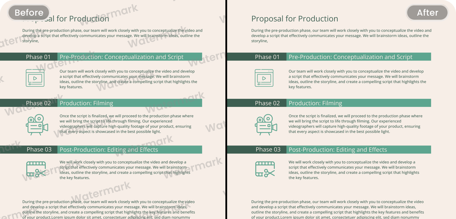 Documents et supports internes
