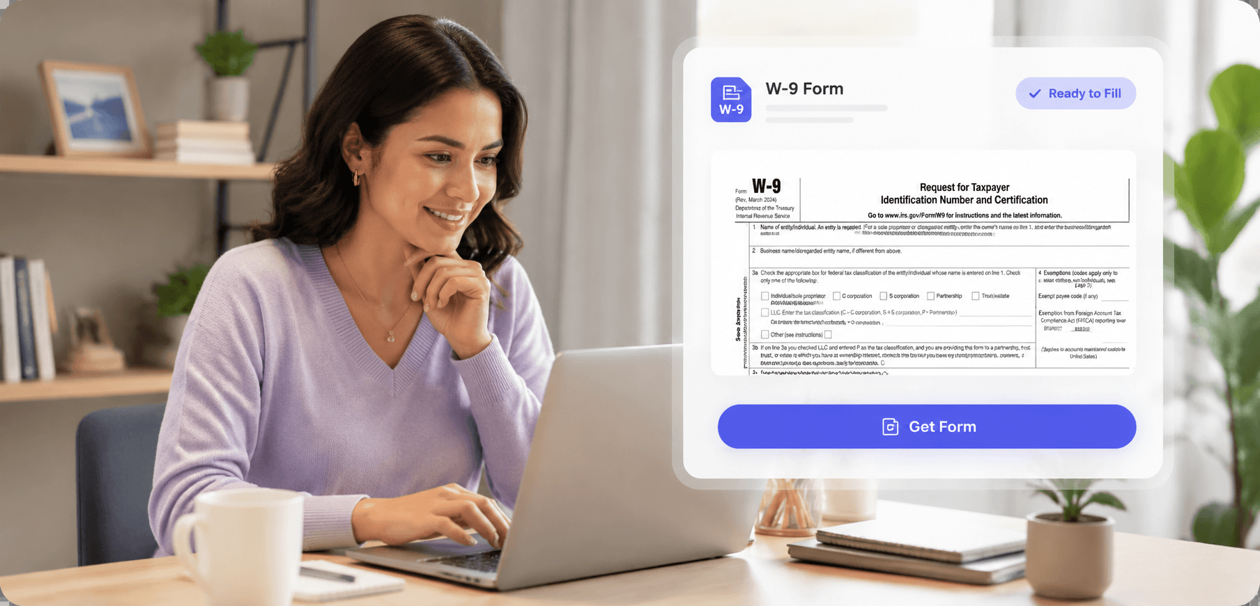 Ready-to-Fill W-9 Form