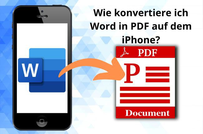 Word auf iPhone zu PDF konvertieren