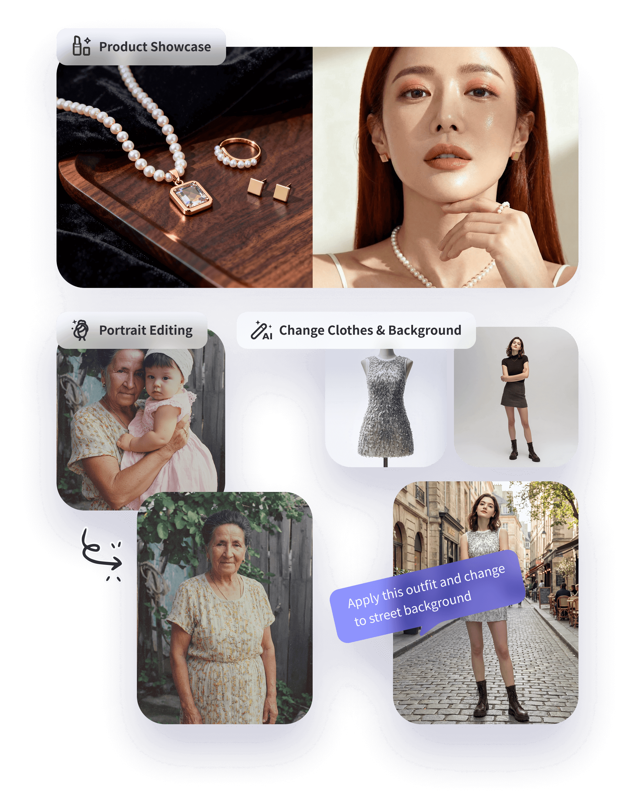 PicWish AI Designer editor example
