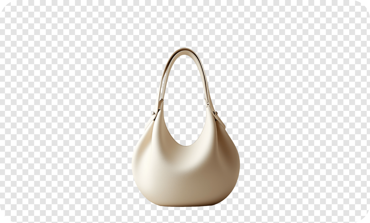 Before and after comparison of creating PNG product photo