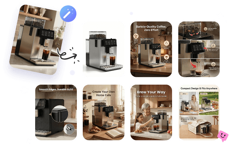 เครื่องมือสร้าง Listing Amazon ด้วย AI สร้างภาพสินค้าจากรูปเดียว