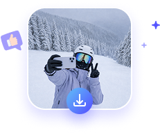 Download clean picture after removing unwanted objects with AI cleanup tool