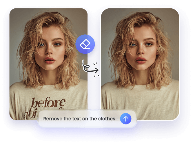 Entfernen Sie Text kostenlos aus Fotos