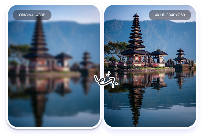 Hasil konversi landscape 4K menggunakan HD Photo Converter