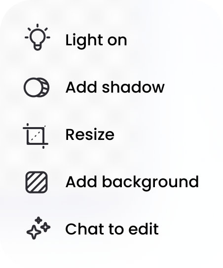 ตัวเลือกการแก้ไขเพิ่มเติมหลังจากลบพื้นหลัง