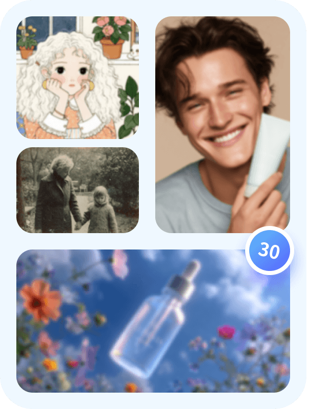 Contoh pemrosesan batch untuk memperjelas banyak foto dengan AI image enhancer