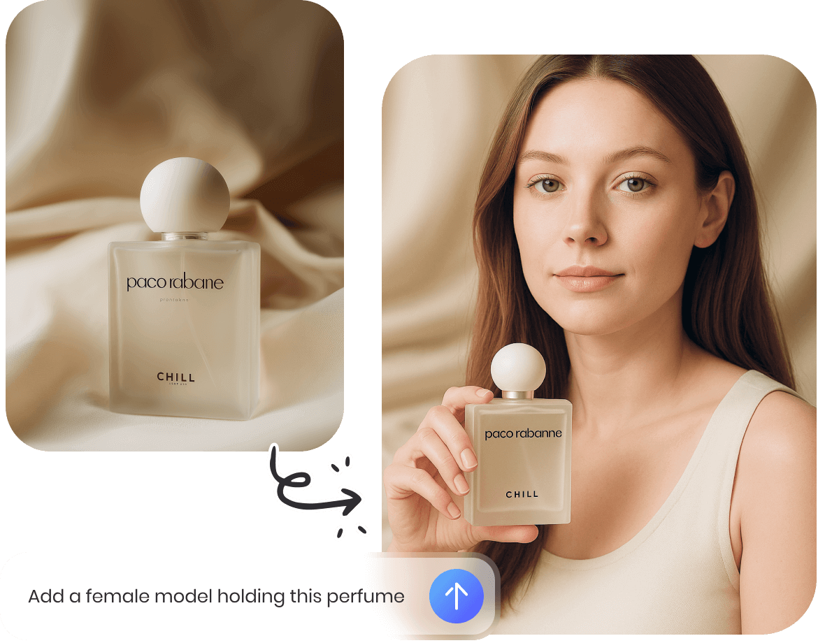 Chat to modify the image, unleash your creative