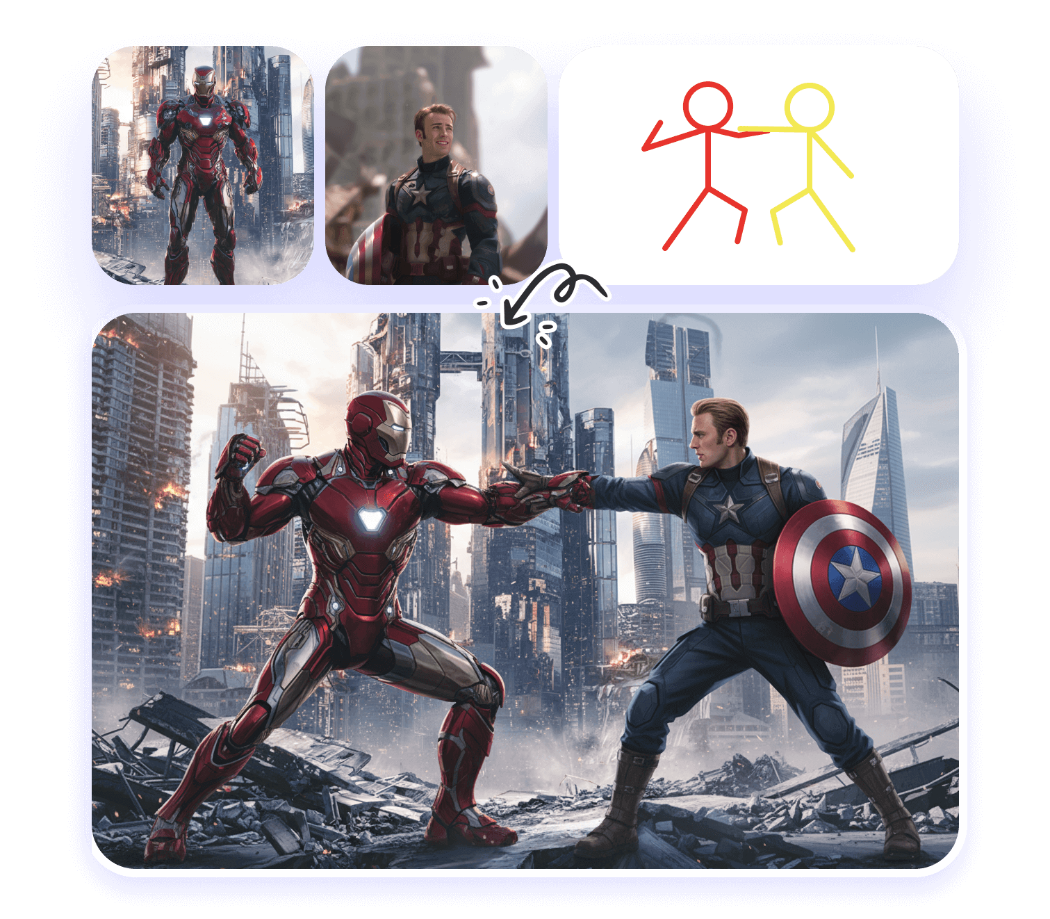 Suppression de filigrane en grille sur photo