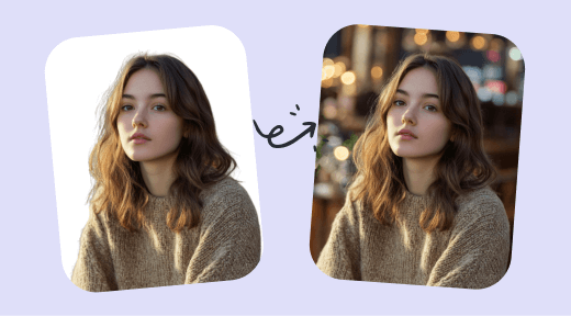 พื้นหลังภาพถ่ายบุคคล