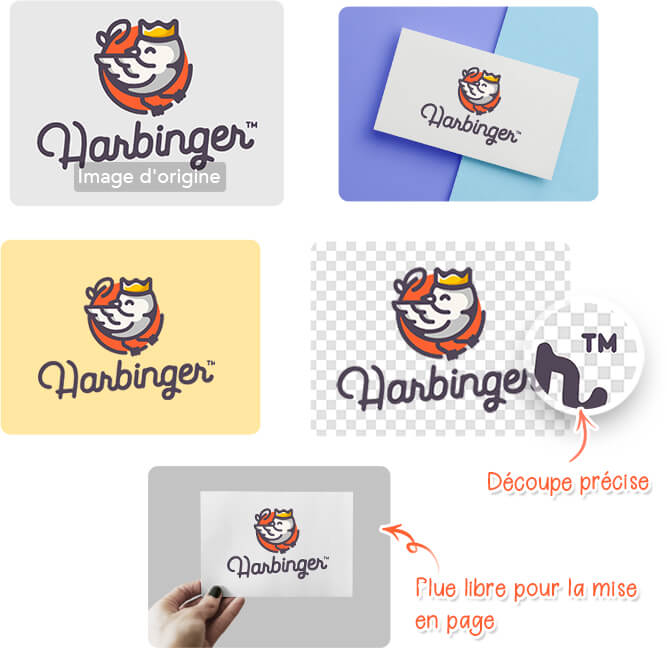 enlever le fond logo