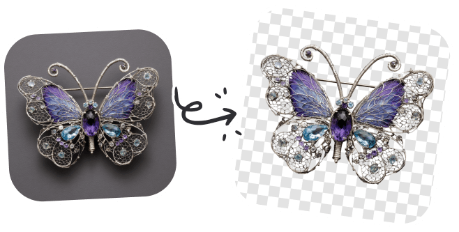 effacer le fond pour les produits