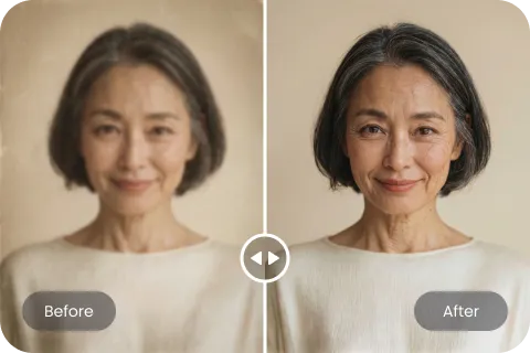 自然な表情を再現