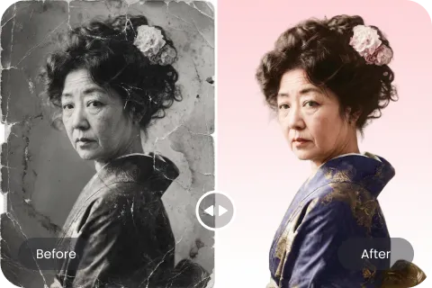 古い写真のノイズ・網点修正