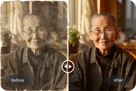 暗いお顔の明るさ補正