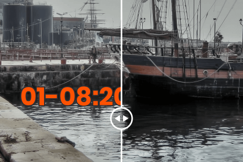 Hapus cap waktu untuk foto lama