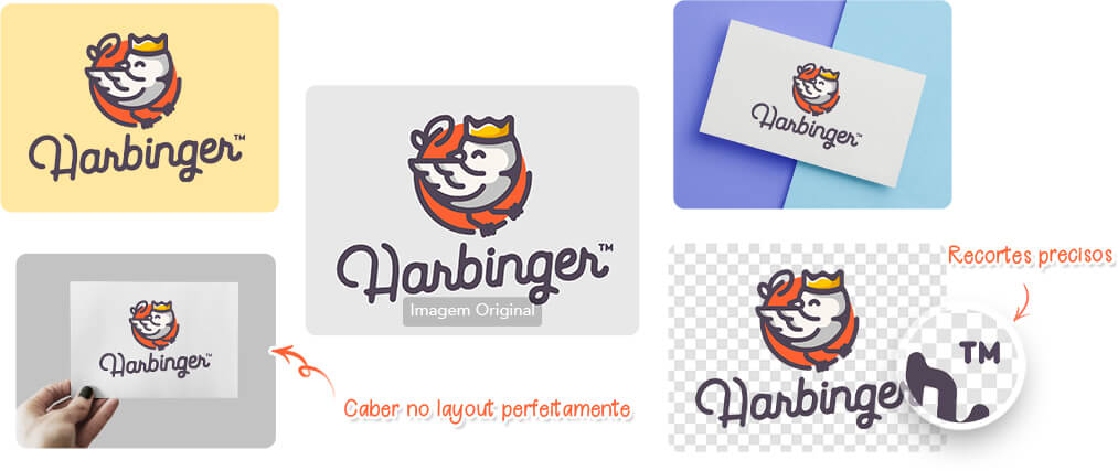 remova fundo de logotipo