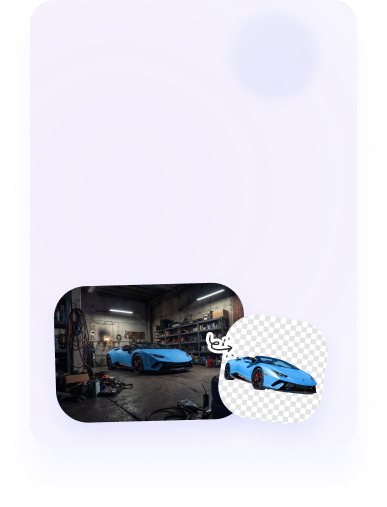 ลบพื้นหลังรถยนต์และปรับปรุงแสง