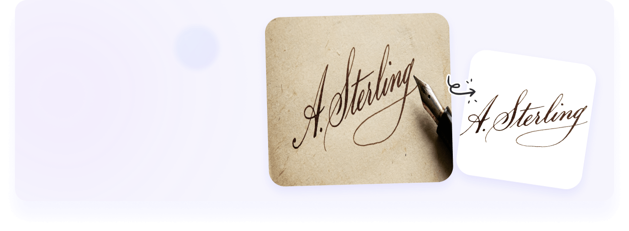 ลบพื้นหลังลายเซ็น