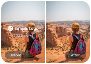 <0>Logos entfernen</0> – mühelos für vielseitige Bilder, die für jede Verwendung oder das Teilen bereit sind.