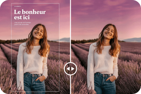 Text aus Social-Media-Bildern entfernen für perfekte Posts