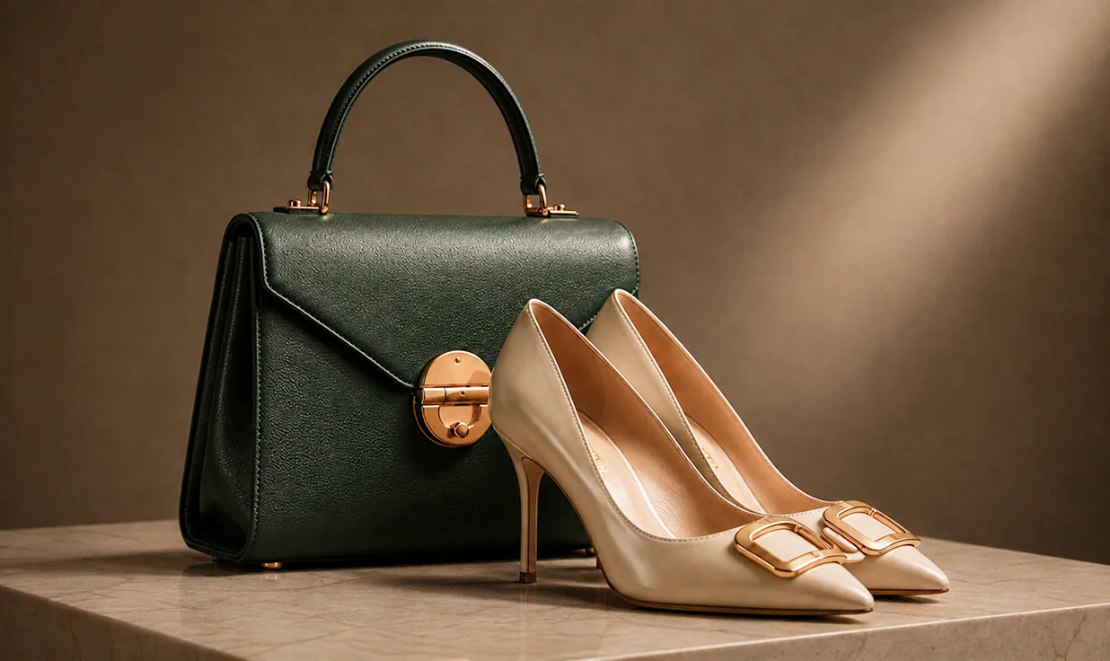 Image denoising for a handbag and sneaker product photo
