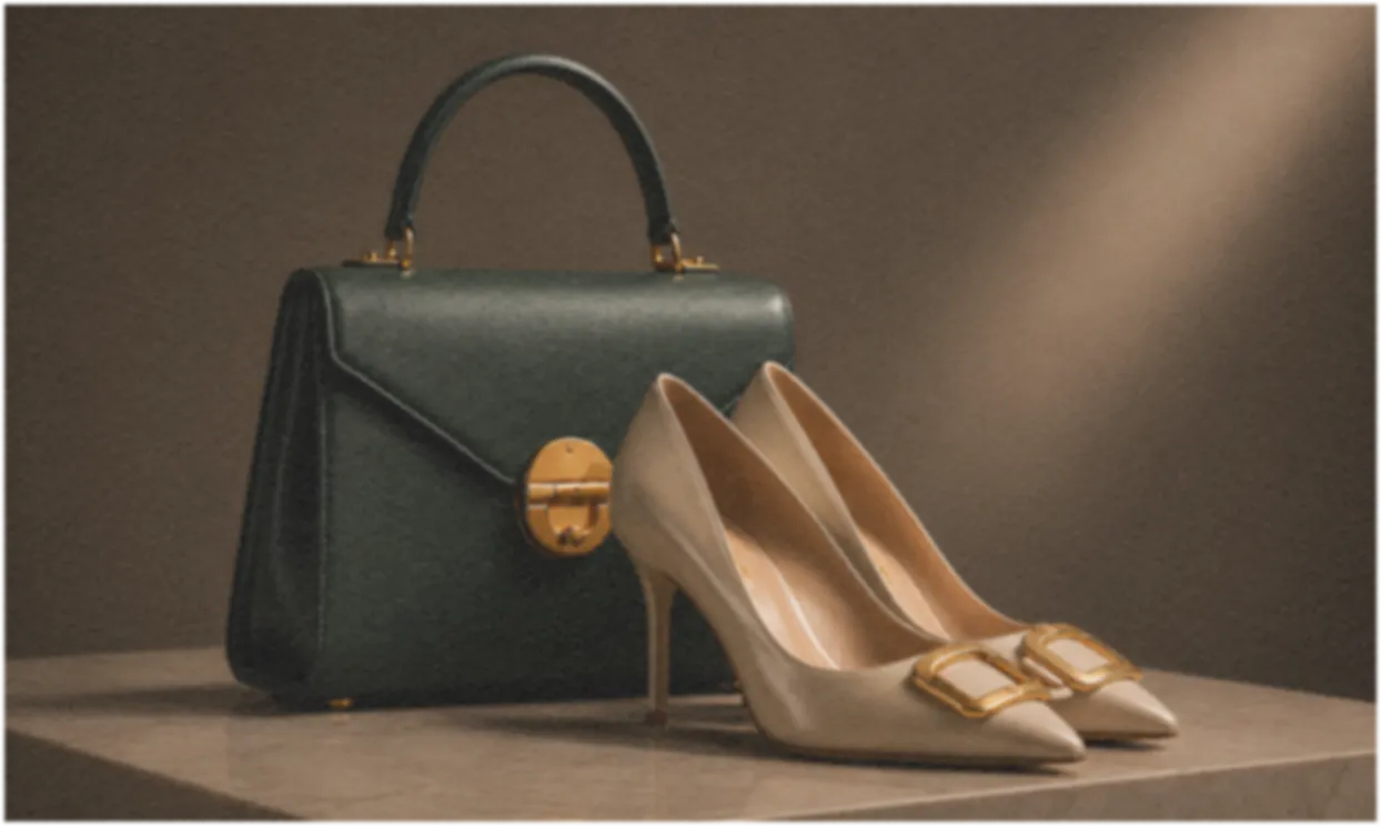 Image denoising for a handbag and sneaker product photo