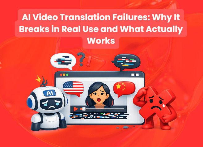 ai video translation failures