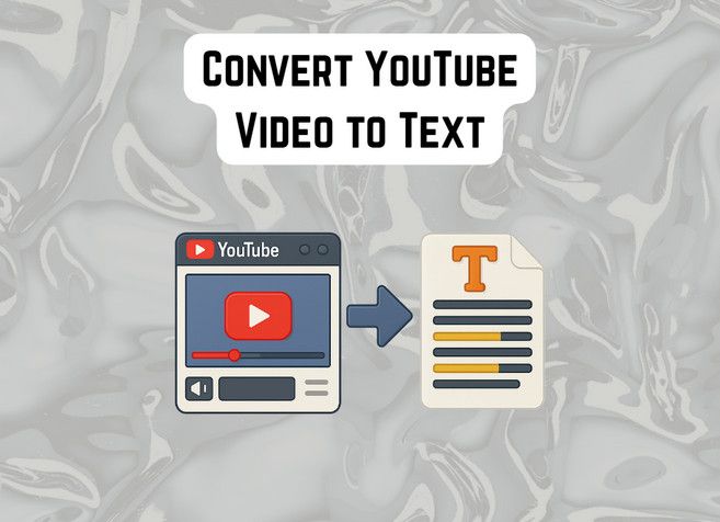 convert youtube video to text