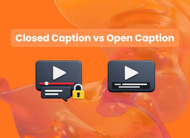 closed caption vs open caption
