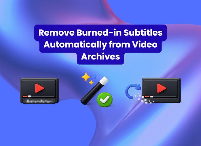 remove burned-in subtitles automatically
