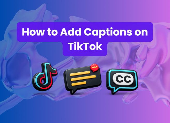 how to add captions on tiktok