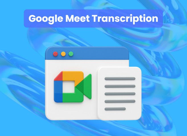 google meet transcription