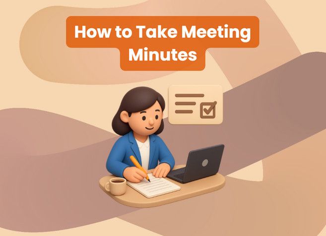 how to take meeting minutes
