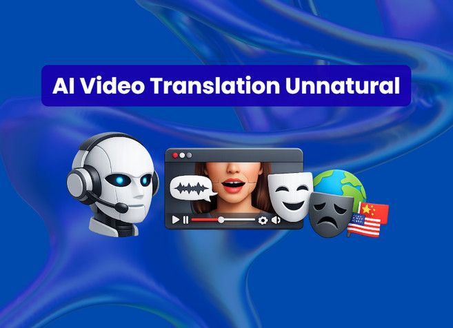 ai video translation unnatural