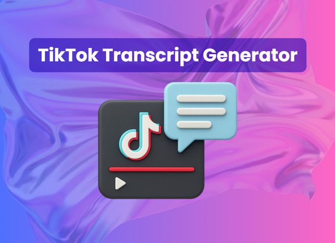 tiktok transcript generator