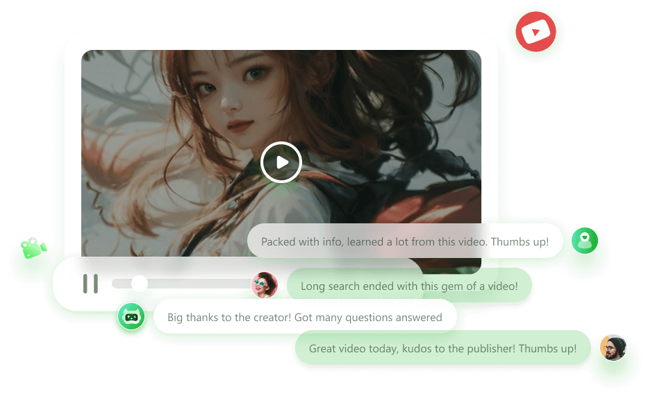 Chatbot de vídeo inteligente